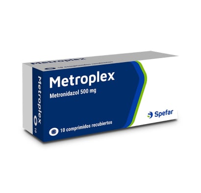 Metroplex 500 mg 10 Comprimidos Recubiertos