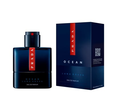 Luna Rossa Ocean es la fragancia masculina de Prada que revela una nueva intensidad, invitándote a un viaje transformador hacia nuevos horizontes.