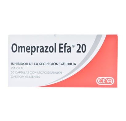 OMEPRAZOL EFA 20 MG 30 COMPRIMIDOS