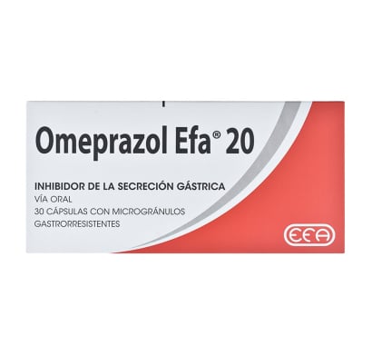 Omeprazol Efa 20 mg 30 Cápsulas Gastrorresistentes