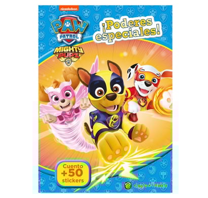 Libro Paw Patrol poderes especiales con stickers