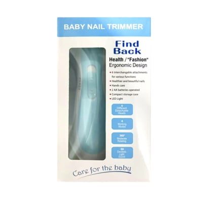 Set de Cortaúñas Rabbit para Bebé 1 Unidad Colores Surtidos