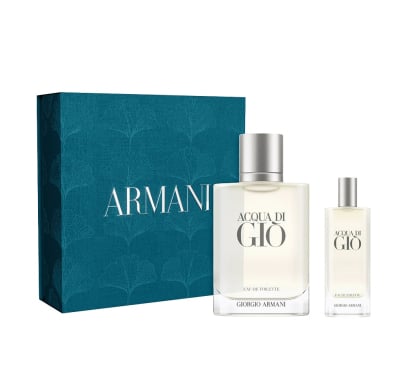 Cofre Giorgio Armani Perfume Acqua Di Gió Men EDT 100 ml + Men EDT 15 ml