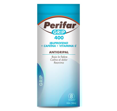 Perifar Grip 400 mg 8 Comprimidos Recubiertos