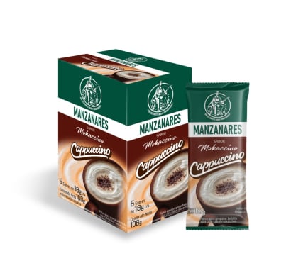 Café Capuccino Manzanares Mokaccino 6 Unidades