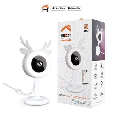 Cámara Nexxt Monitor De Bebé Inteligente Wifi