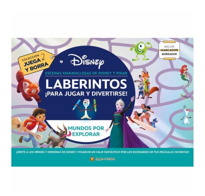 Libro Laberintos Disney - mundos por explorar
