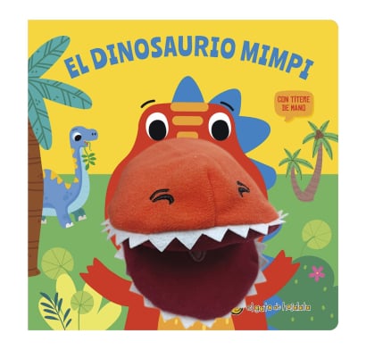 Libro El dinosaurio Mimpi con títere de mano