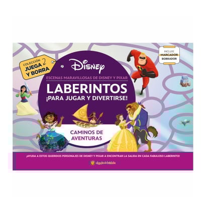 Libro Laberintos Disney - caminos de aventura