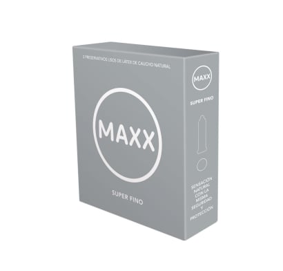 Preservativos Maxx Super Fino 3 Unidades