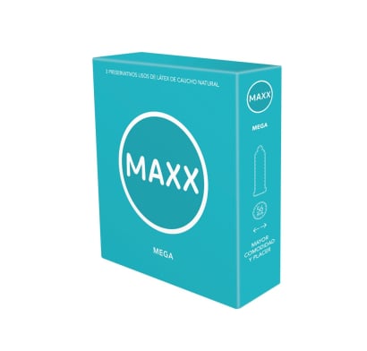 Preservativos Maxx Mega 3 Unidades