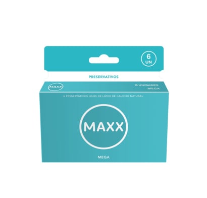Preservativos Maxx Mega 6 Unidades