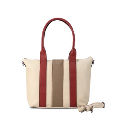 Cartera Lincoln's Pola Arena Rubí y Castaño