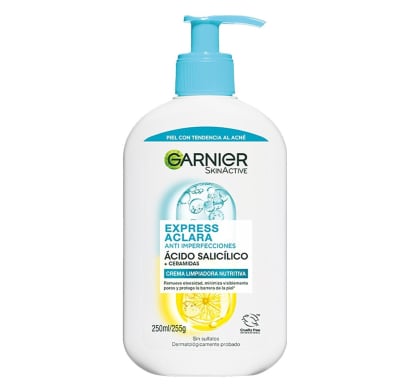 Crema Limpiadora Garnier Express Aclara Anti Imperfecciones 250 ml