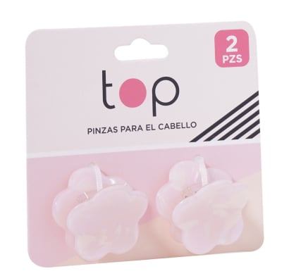 Pinza para el Pelo Top Flores Nacaradas 2 Unidades