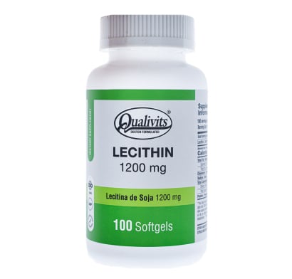 Lecithin Qualivits 1200 mg 100 Cápsulas Blandas