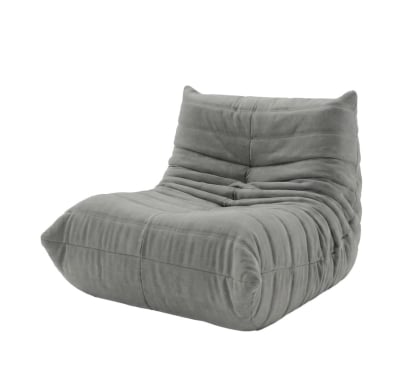 Sillón Butaca Comprimido Gris Oscuro