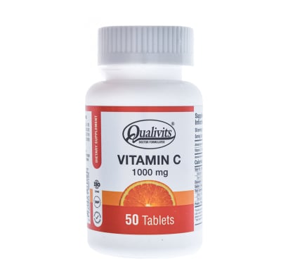 Vitamina C Qualivits 1000 mg 50 Tabletas