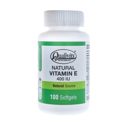 Vitamina E Qualivits 400 I.U. 100 Cápsulas Blandas