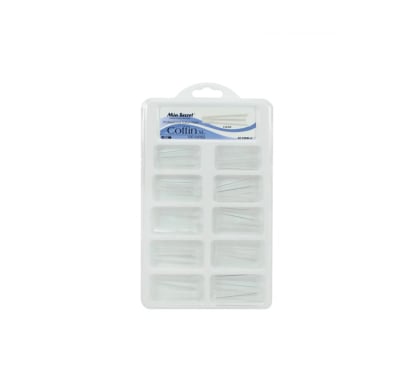 Tips Mia Secret Coffin XL Transparente 100 Unidades