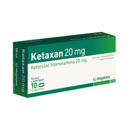 Ketaxan 20 mg 10 Comprimidos