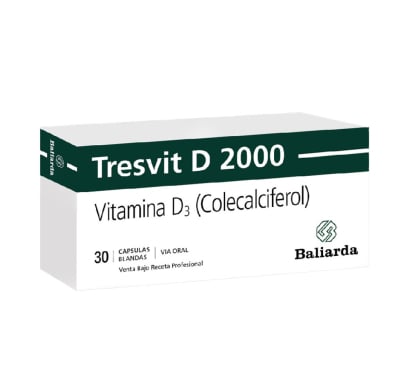 Tresvit D 2000 UI 30 Cápsulas Blandas