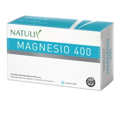 Magnesio Ena Natuliv 400 mg 30 Comprimidos