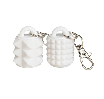 Llavero Porta Gloss Top Blanco 1 Unidad Diseños Surtidos