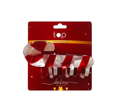 Pinza para el Pelo Top Caramelo Navidad 1 Unidad