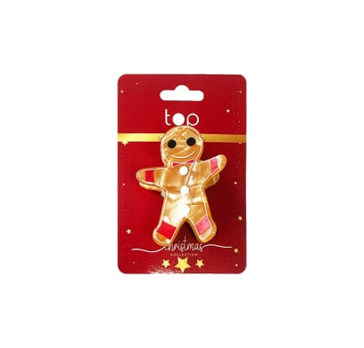Pinza para el Pelo Top Galleta Jengibre 1 Unidad