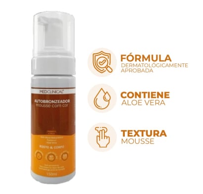 Mousse Autobronceante Medclinical 150 ml  