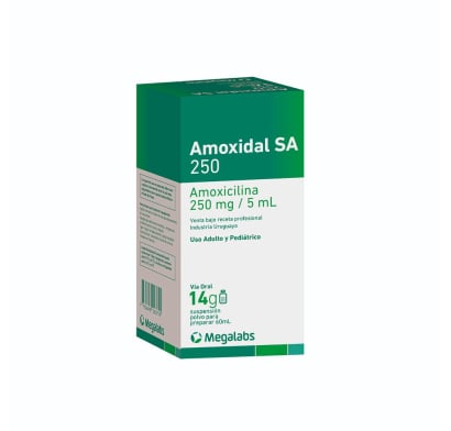 Amoxidal SA 250 mg/5 ml Suspensión 60 ml 