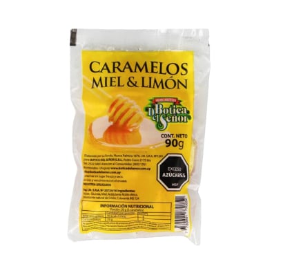 Caramelos Botica Del Señor Miel y Limón 90 g 
