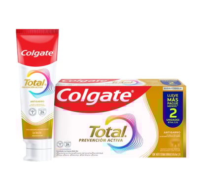 Pack Pasta de Dientes Colgate Total Antisarro 67 g 2 Unidades