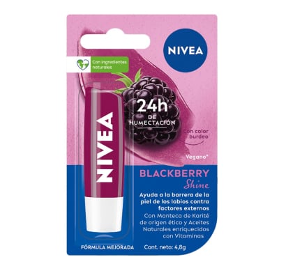 Bálsamo Labial Nivea Blackberry Shine 4.8 g