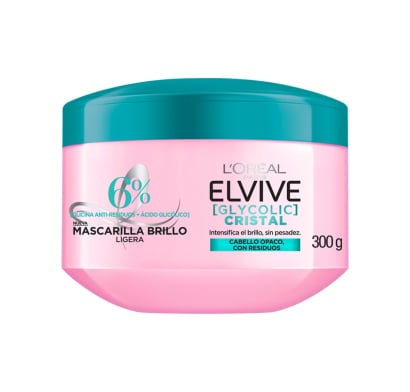 Mascarilla Capilar Elvive Glycolic Cristal 300 g