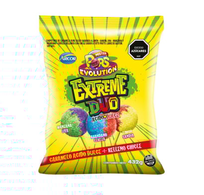 Chupetín Mr Pops Evolution Extreme 432 g 