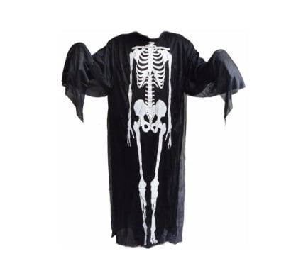 Disfraz Esqueleto Mis Petates de Adulto Negro 