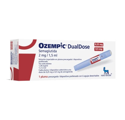 Ozempic Dualdose 2 mg / 1,5 ml Solución Inyectable