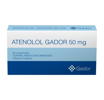 Atenolol Gador 50 mg 30 Comprimidos