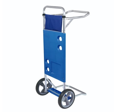 Carro Mesa Mor Playero de Aluminio Azul