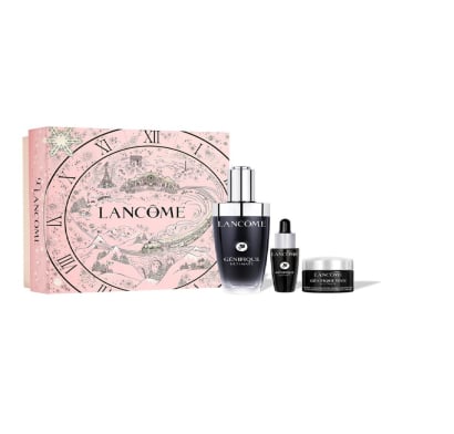 Cofre Lancôme Sérum Genifique Ultimate 50 ml + Mini Talla 10 ml + Contorno de Ojos 5 ml