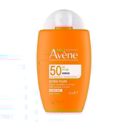 Protector Solar Avène Ultra Fluid Ultra Mat FPS50+ 50 ml