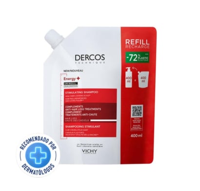 Shampoo Vichy Dercos Energizante Anticaída Refill 400 ml