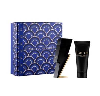 Cofre Carolina Herrera Perfume Bad Boy Men EDT 100 ml + Loción Corporal 100 ml
