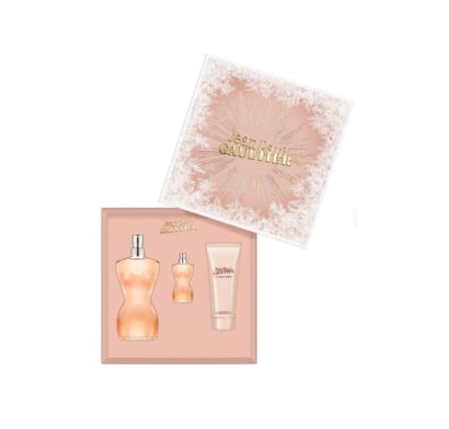 Cofre Jean Paul Gaultier Perfume Classique Femme EDT 100 ml + Mini Talla 10 ml + Loción Corporal 75 ml