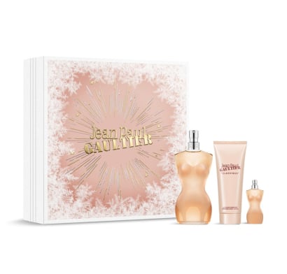 Cofre Jean Paul Gaultier Perfume Classique Femme EDT 100 ml + Mini Talla 10 ml + Loción Corporal 75 ml