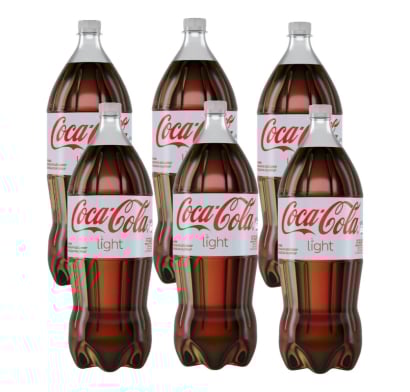 Funda Coca Cola Light 2.25 L 6 Unidades