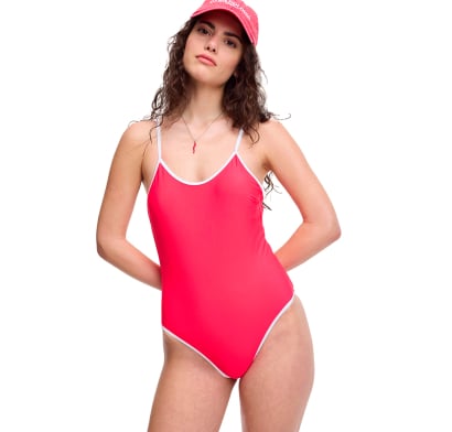 Malla Ipanema Pimentón Rojo/Blanco Talle M