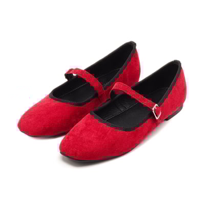 Ballerina Pimentón Gina Rojo Talle 39